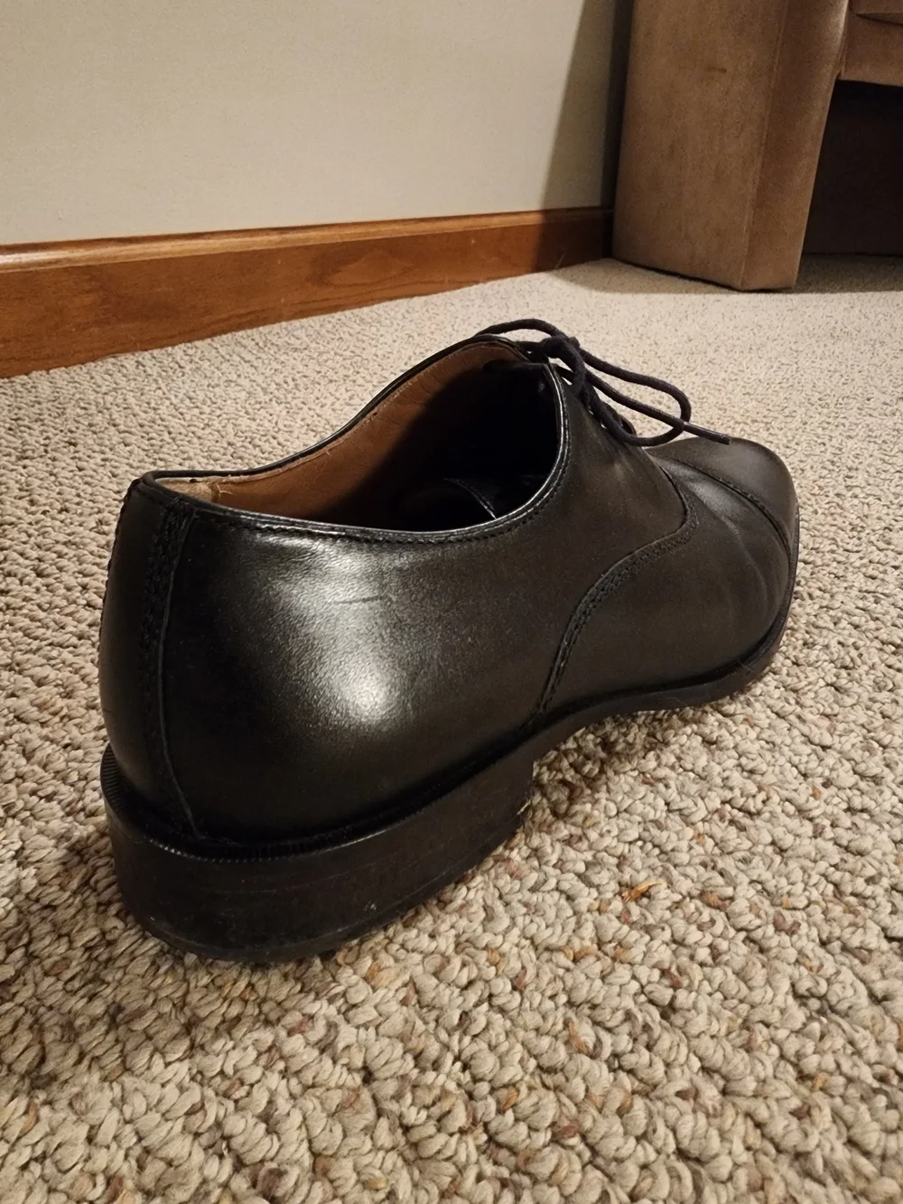 Johnston & Murphy Dress Shoes Flat Black